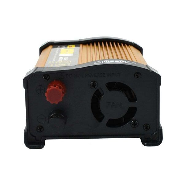 1000W Inverter Αυτοκινήτου Τροποποιημένου Ημιτόνου για Μετατροπή 12V DC σε 220V AC με 2xUSB Andowl - Χρυσό 1000W Inverter Αυτοκινήτου Τροποποιημένου Ημιτόνου για Μετατροπή 12V DC σε 220V AC με 2xUSB Andowl - Χρυσό