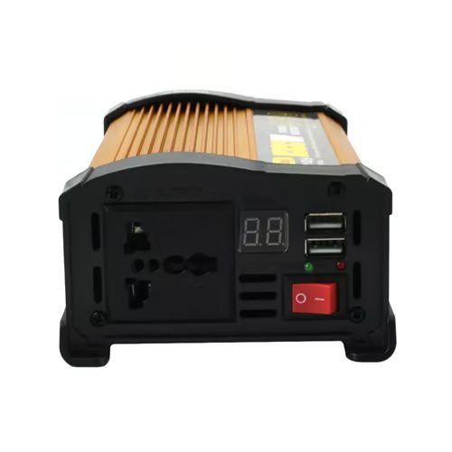 1000W Inverter Αυτοκινήτου Τροποποιημένου Ημιτόνου για Μετατροπή 12V DC σε 220V AC με 2xUSB Andowl - Χρυσό 1000W Inverter Αυτοκινήτου Τροποποιημένου Ημιτόνου για Μετατροπή 12V DC σε 220V AC με 2xUSB Andowl - Χρυσό