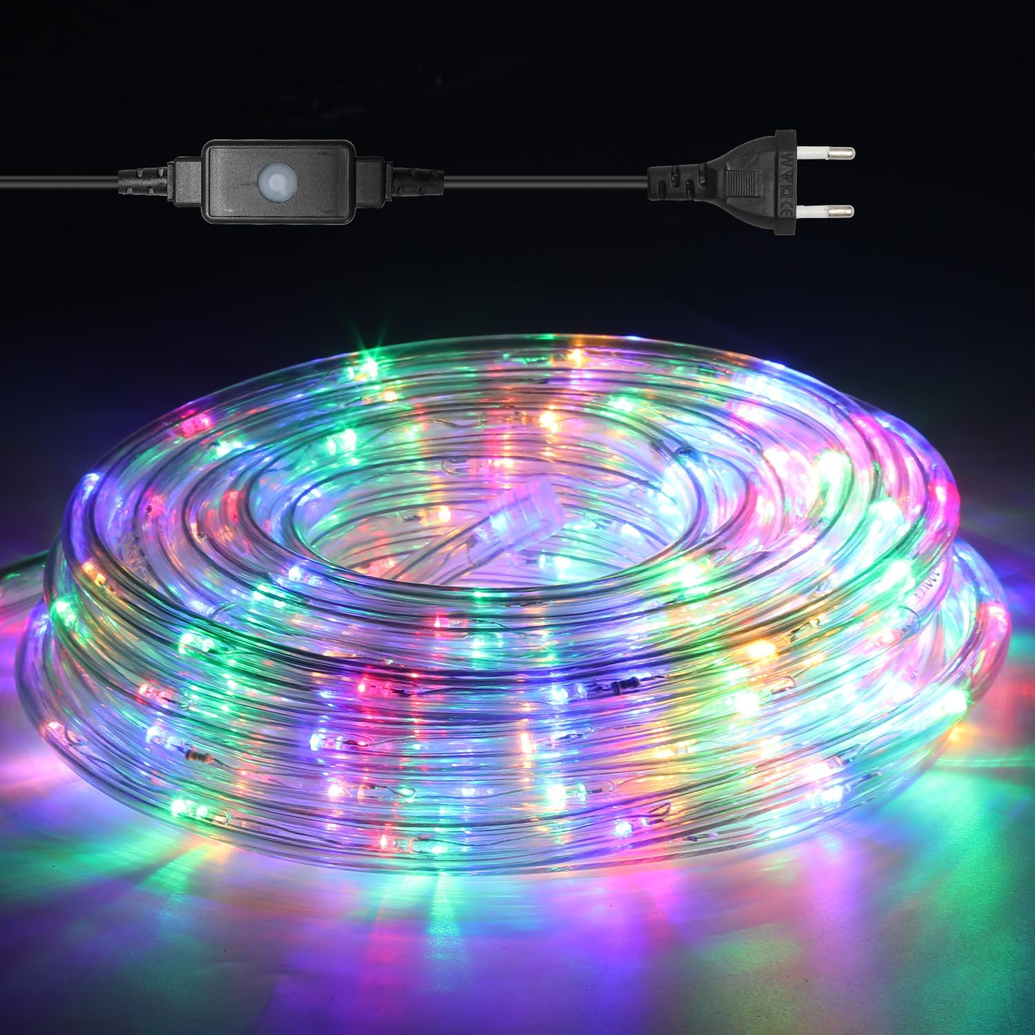 10m Αδιάβροχος Φωτοσωλήνας RGB Ρεύματος με 8 Προγράμματα Φωτισμού 10m Αδιάβροχος Φωτοσωλήνας RGB Ρεύματος με 8 Προγράμματα Φωτισμού