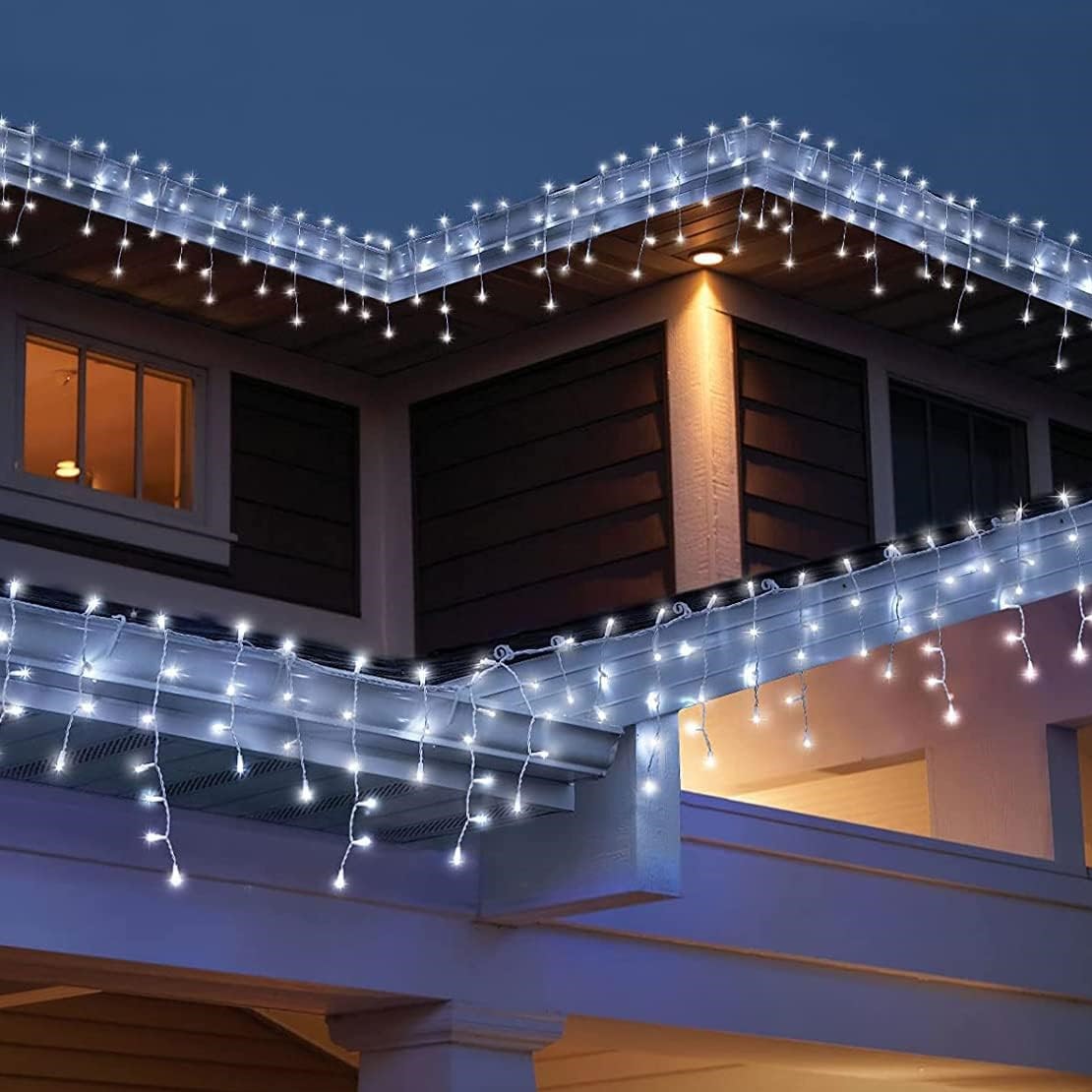 20x0,4m Χριστουγεννιάτικα Φωτάκια - Ασύμμετρη Κουρτίνα Βροχή - Πολύχρωμου RGB Φωτισμού - Εσωτερικού & Εξωτερικού Χώρου - AIGOSTAR 20x0,4m Χριστουγεννιάτικα Φωτάκια - Ασύμμετρη Κουρτίνα Βροχή - Πολύχρωμου RGB Φωτισμού - Εσωτερικού & Εξωτερικού Χώρου - AIGOSTAR