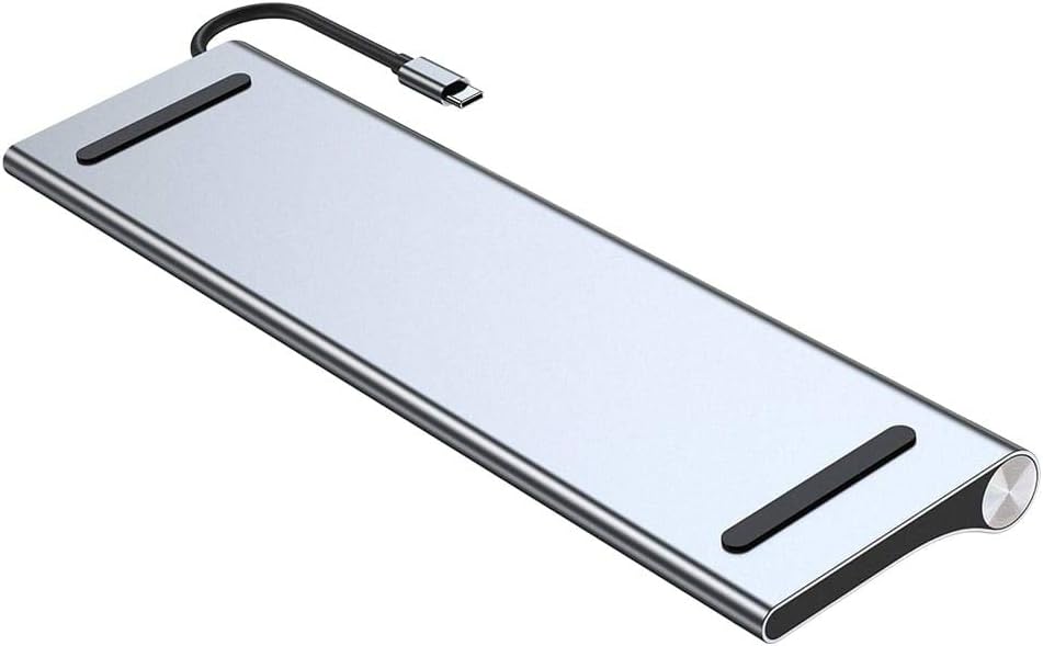 11 σε 1 Docking Station - Βάση Λάπτοπ Type-C με 4 Θύρες USB, 1 Type-C, HDMI, VGA, Card Reader, Ethernet & Audio Jack 3,5 mm - Andowl 11 σε 1 Docking Station - Βάση Λάπτοπ Type-C με 4 Θύρες USB, 1 Type-C, HDMI, VGA, Card Reader, Ethernet & Audio Jack 3,5 mm - Andowl