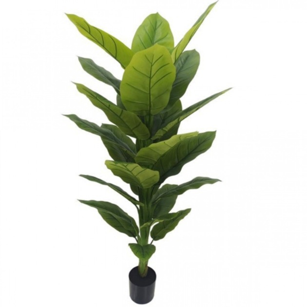 120cm Τεχνητό Διακοσμητικό Φυτό Φίκος Λυράτα σε Γλάστρα 120cm Τεχνητό Διακοσμητικό Φυτό Φίκος Λυράτα σε Γλάστρα