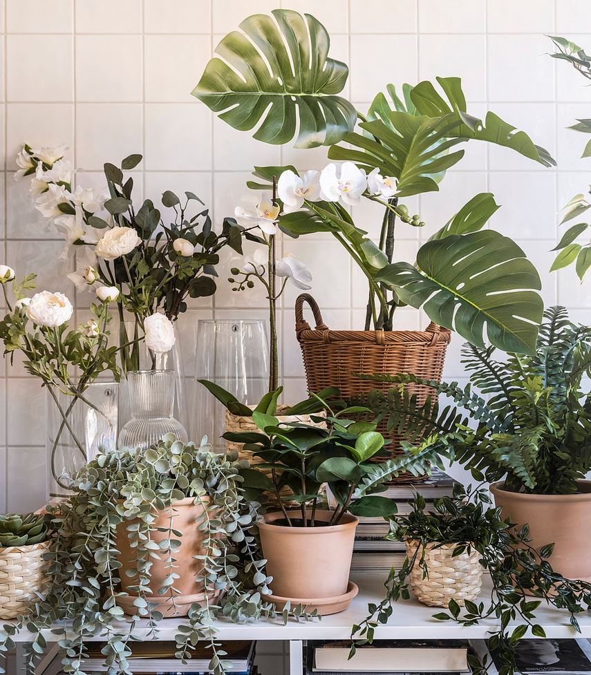 Τεχνητό Διακοσμητικό Φυτό Μονστέρα σε Γλάστρα 20 x 120cm Τεχνητό Διακοσμητικό Φυτό Μονστέρα σε Γλάστρα 20 x 120cm