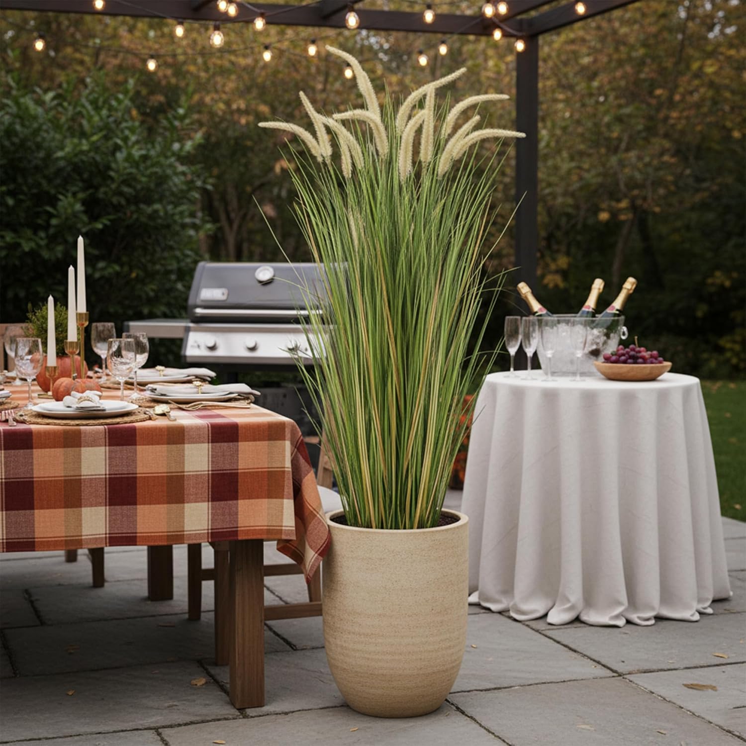 120cm Τεχνητό Διακοσμητικό Φυτό Pampas Grass σε Γλάστρα 120cm Τεχνητό Διακοσμητικό Φυτό Pampas Grass σε Γλάστρα