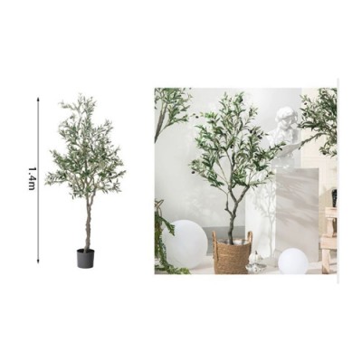 140cm Τεχνητό Διακοσμητικό Φυτό Ελιά σε Γλάστρα 140cm Τεχνητό Διακοσμητικό Φυτό Ελιά σε Γλάστρα