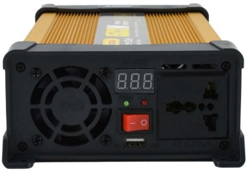 1500W Inverter Αυτοκινήτου Τροποποιημένου Ημιτόνου για Μετατροπή 12V DC σε 220V AC 1500W Inverter Αυτοκινήτου Τροποποιημένου Ημιτόνου για Μετατροπή 12V DC σε 220V AC