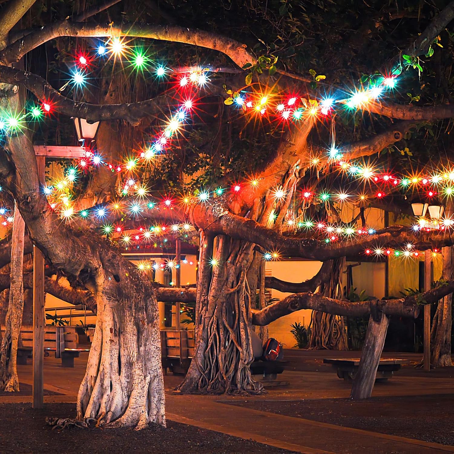 15m Αδιάβροχα IP44 Χριστουγεννιάτικα Λαμπάκια Ρεύματος με Πολύχρωμο RGBY Φωτισμό και 8 Προγράμματα Λειτουργίας - AIGOSTAR 15m Αδιάβροχα IP44 Χριστουγεννιάτικα Λαμπάκια Ρεύματος με Πολύχρωμο RGBY Φωτισμό και 8 Προγράμματα Λειτουργίας - AIGOSTAR