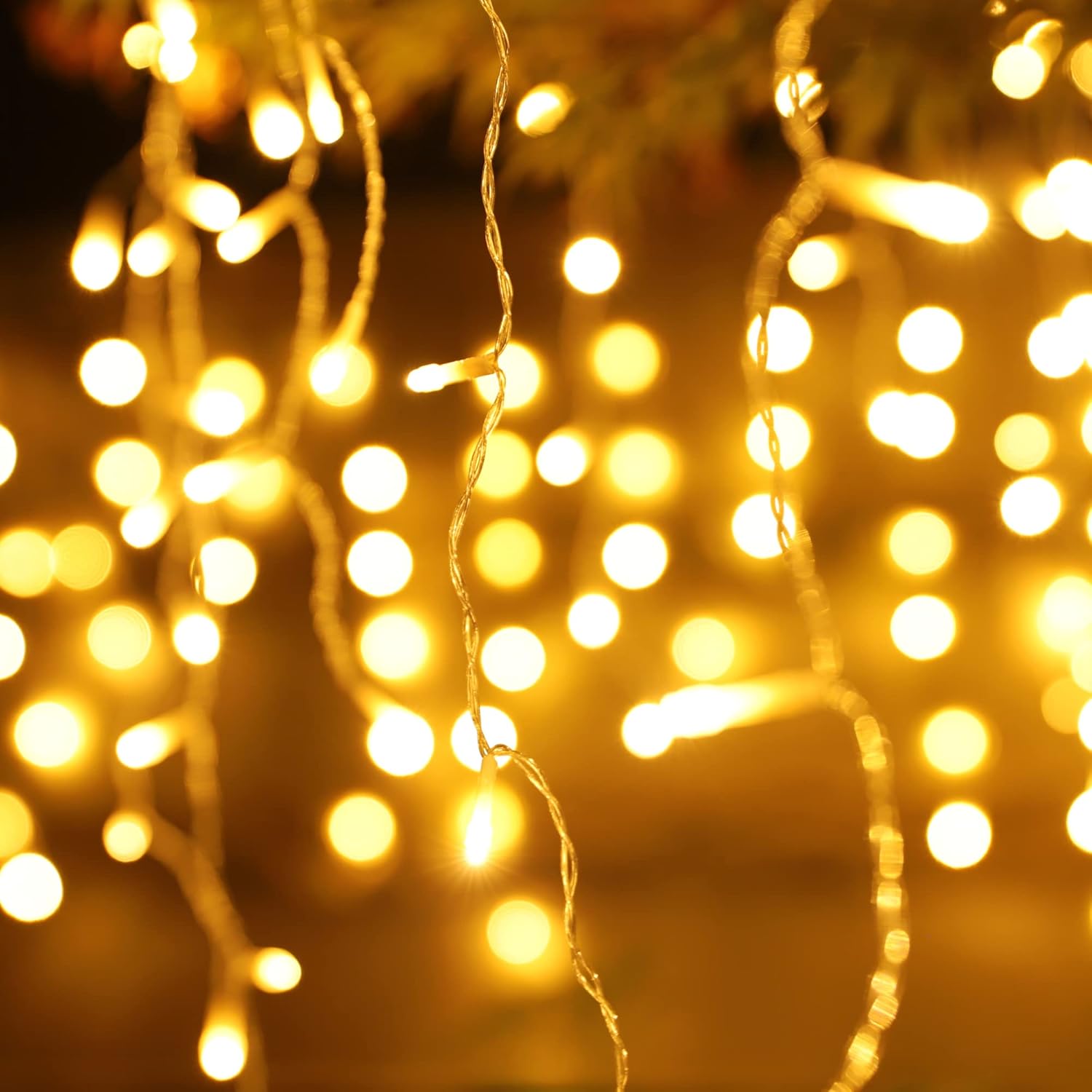 20x0,4m Χριστουγεννιάτικα Φωτάκια - Ασύμμετρη Κουρτίνα Βροχή - Θερμού Λευκού Φωτισμού - Εσωτερικού & Εξωτερικού Χώρου - AIGOSTAR 20x0,4m Χριστουγεννιάτικα Φωτάκια - Ασύμμετρη Κουρτίνα Βροχή - Θερμού Λευκού Φωτισμού - Εσωτερικού & Εξωτερικού Χώρου - AIGOSTAR