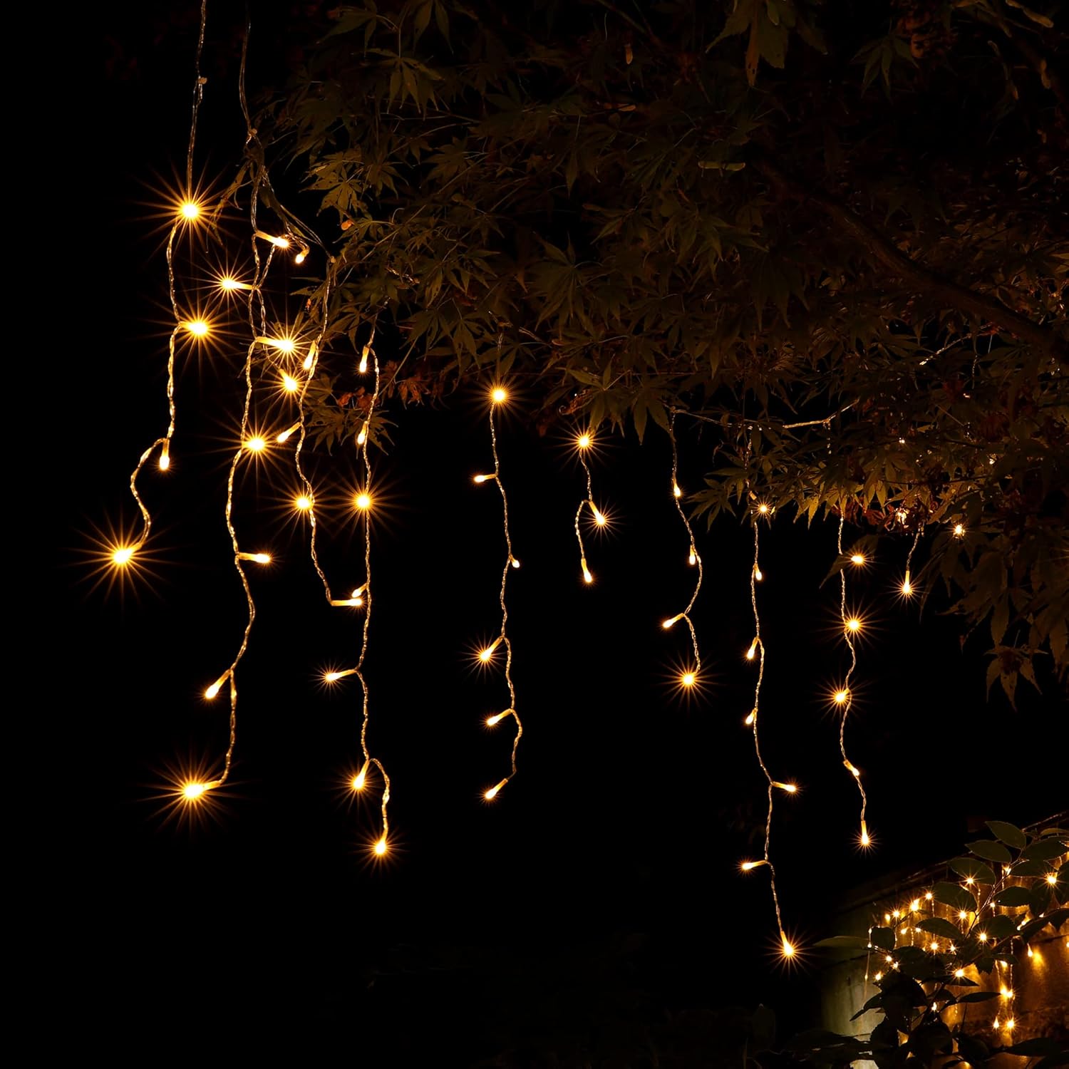 20x0,4m Χριστουγεννιάτικα Φωτάκια - Ασύμμετρη Κουρτίνα Βροχή - Θερμού Λευκού Φωτισμού - Εσωτερικού & Εξωτερικού Χώρου - AIGOSTAR 20x0,4m Χριστουγεννιάτικα Φωτάκια - Ασύμμετρη Κουρτίνα Βροχή - Θερμού Λευκού Φωτισμού - Εσωτερικού & Εξωτερικού Χώρου - AIGOSTAR