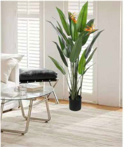 160cm Διακοσμητικό Τεχνητό Φυτό Πουλί του Παραδείσου με Άνθος 160cm Διακοσμητικό Τεχνητό Φυτό Πουλί του Παραδείσου με Άνθος