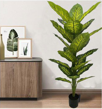 160cm Τεχνητό Διακοσμητικό Φυτό Ντιφενμπάχια σε Γλάστρα 160cm Τεχνητό Διακοσμητικό Φυτό Ντιφενμπάχια σε Γλάστρα