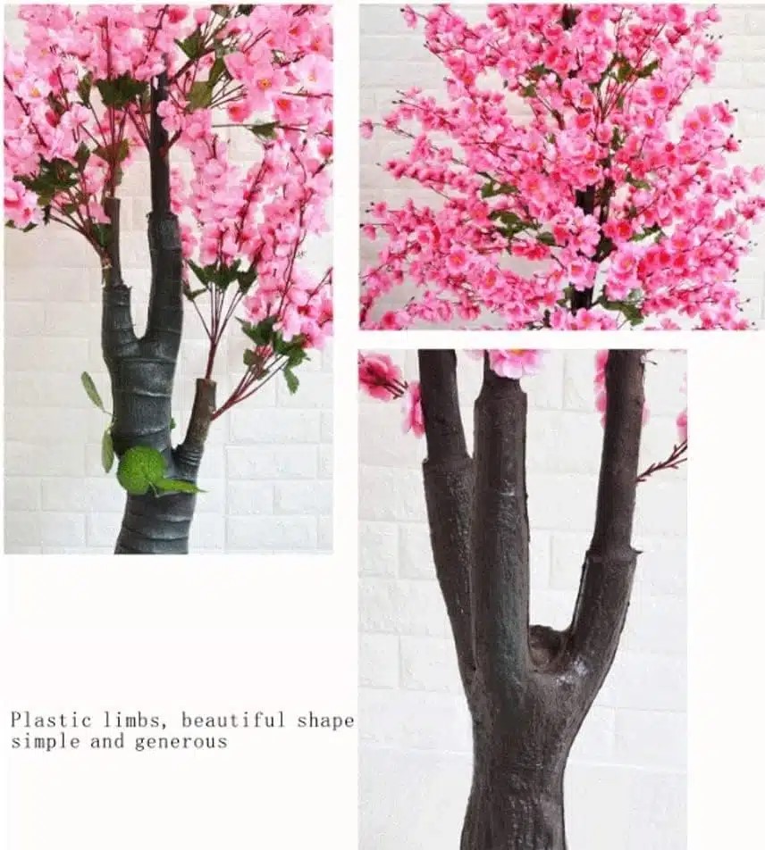 170 cm Τεχνητό Διακοσμητικό Δέντρο Κερασιάς με Ροζ Άνθη 170 cm Τεχνητό Διακοσμητικό Δέντρο Κερασιάς με Ροζ Άνθη