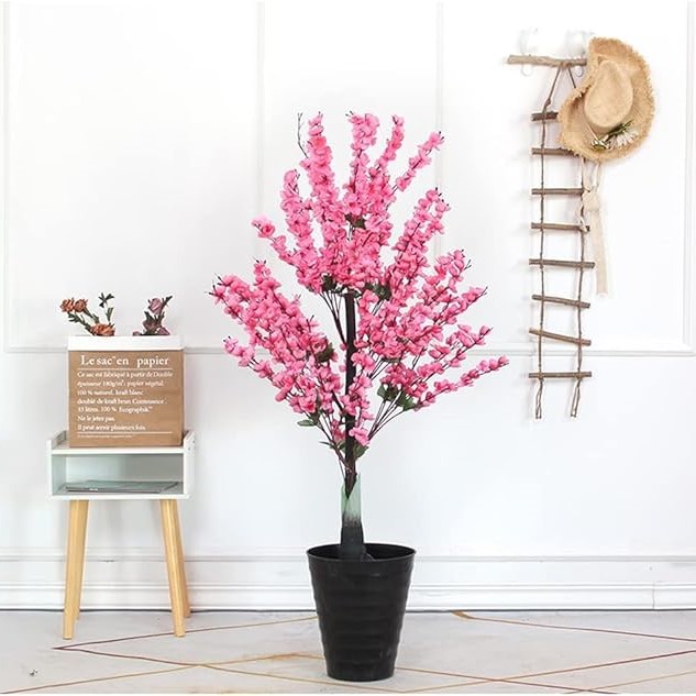 170 cm Τεχνητό Διακοσμητικό Δέντρο Κερασιάς με Ροζ Άνθη 170 cm Τεχνητό Διακοσμητικό Δέντρο Κερασιάς με Ροζ Άνθη