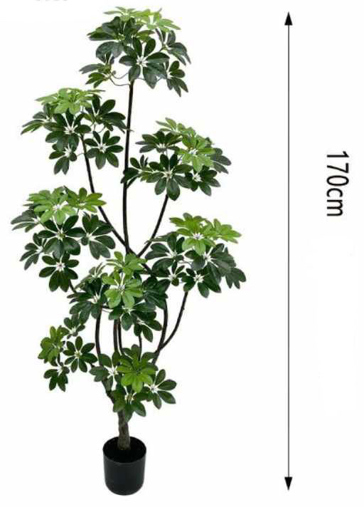 170cm Τεχνητό Διακοσμητικό Φυτό Σεφλέρα σε Γλάστρα 170cm Τεχνητό Διακοσμητικό Φυτό Σεφλέρα σε Γλάστρα