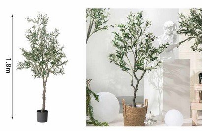 180cm Τεχνητό Διακοσμητικό Φυτό Ελιά σε Γλάστρα 180cm Τεχνητό Διακοσμητικό Φυτό Ελιά σε Γλάστρα