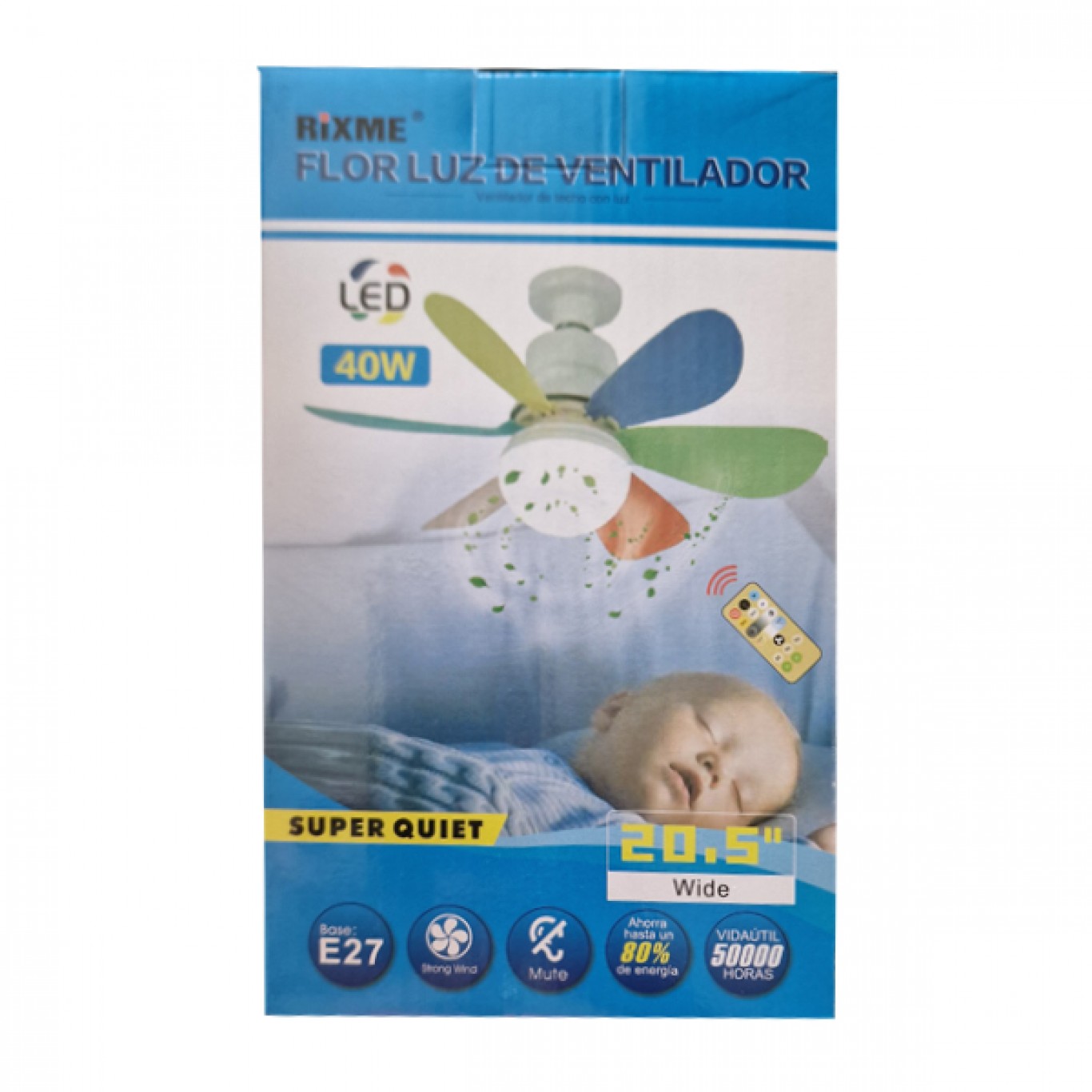 2 σε 1 Ανεμιστήρας Οροφής και Λάμπα LED με Τηλεχειριστήριο 40 W - Ε27 2 σε 1 Ανεμιστήρας Οροφής και Λάμπα LED με Τηλεχειριστήριο 40 W - Ε27