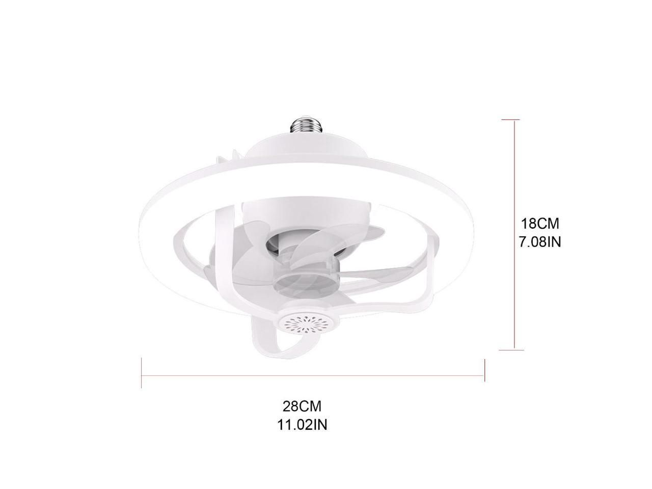 2 σε 1 Ανεμιστήρας Οροφής και Λάμπα LED RGB 500W με Τηλεχειριστήριο 280x180mm 2 σε 1 Ανεμιστήρας Οροφής και Λάμπα LED RGB 500W με Τηλεχειριστήριο 280x180mm