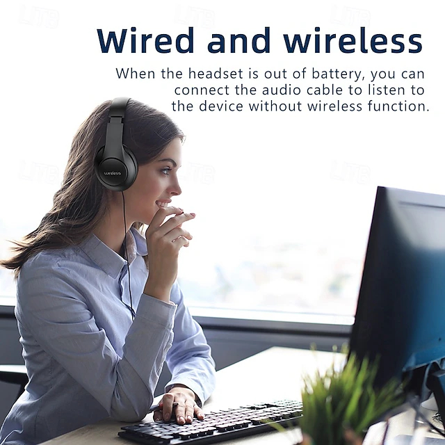 2 σε 1 Ασύρματα & Ενσύρματα Over-Ear Bluetooth Headphones με Αναδιπλούμενο Σχεδιασμό 2 σε 1 Ασύρματα & Ενσύρματα Over-Ear Bluetooth Headphones με Αναδιπλούμενο Σχεδιασμό