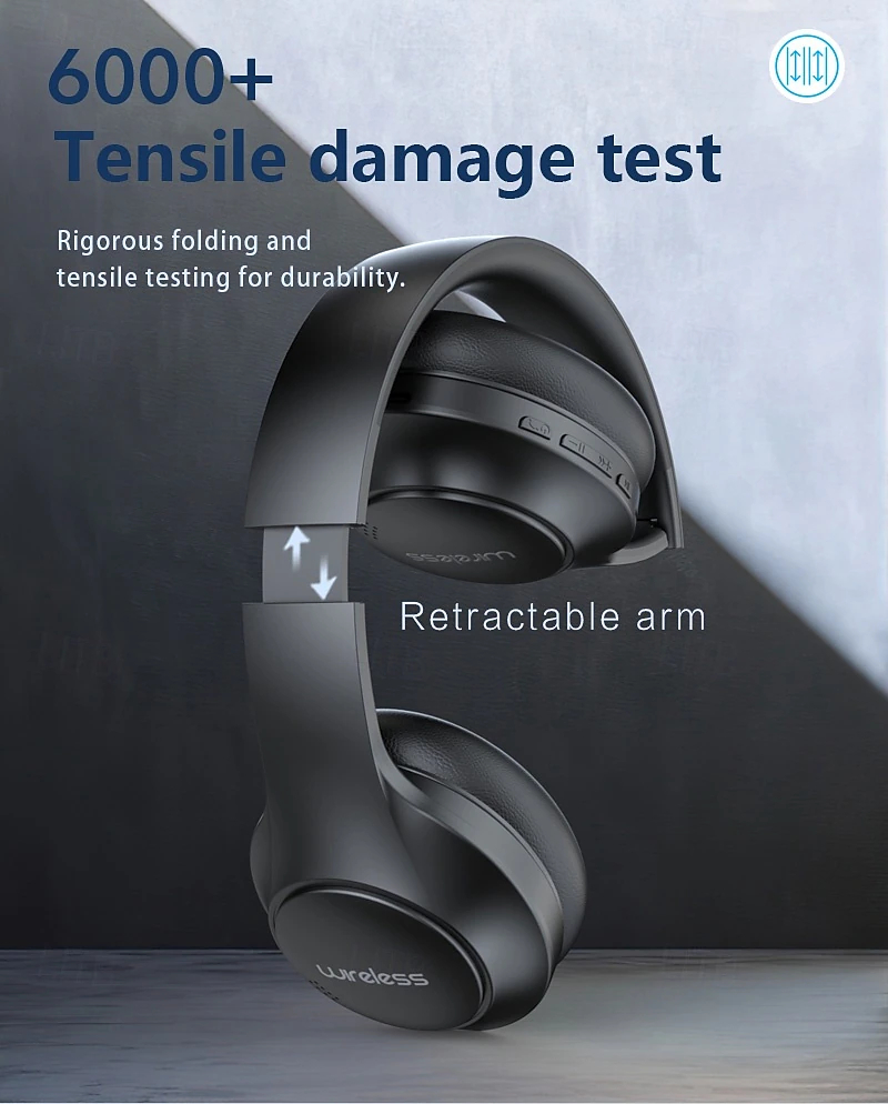 2 σε 1 Ασύρματα & Ενσύρματα Over-Ear Bluetooth Headphones με Αναδιπλούμενο Σχεδιασμό 2 σε 1 Ασύρματα & Ενσύρματα Over-Ear Bluetooth Headphones με Αναδιπλούμενο Σχεδιασμό