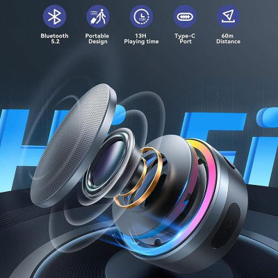 2 σε 1 Ασύρματο Αδιάβροχο Επαναφορτιζόμενο Κουδούνι Πόρτας Εμβέλειας 400m με Ηχείο Bluetooth 2 σε 1 Ασύρματο Αδιάβροχο Επαναφορτιζόμενο Κουδούνι Πόρτας Εμβέλειας 400m με Ηχείο Bluetooth