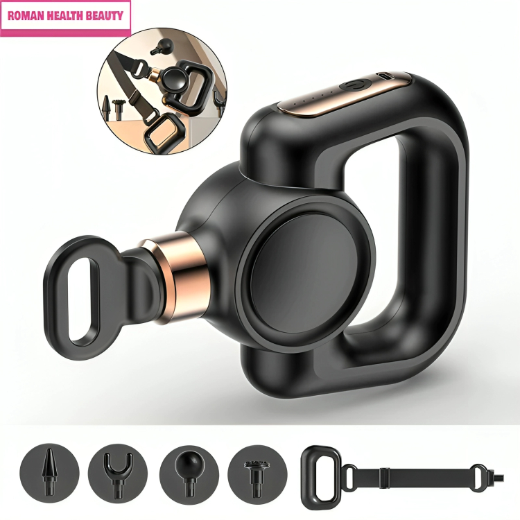 2 σε 1 Ελαστική Ζώνη και Πιστόλι Μασάζ με 4 Κεφαλές και 5 Επίπεδα Έντασης - Για Ανακούφιση Μυών & Απώλεια Βάρους 2 σε 1 Ελαστική Ζώνη και Πιστόλι Μασάζ με 4 Κεφαλές και 5 Επίπεδα Έντασης - Για Ανακούφιση Μυών & Απώλεια Βάρους