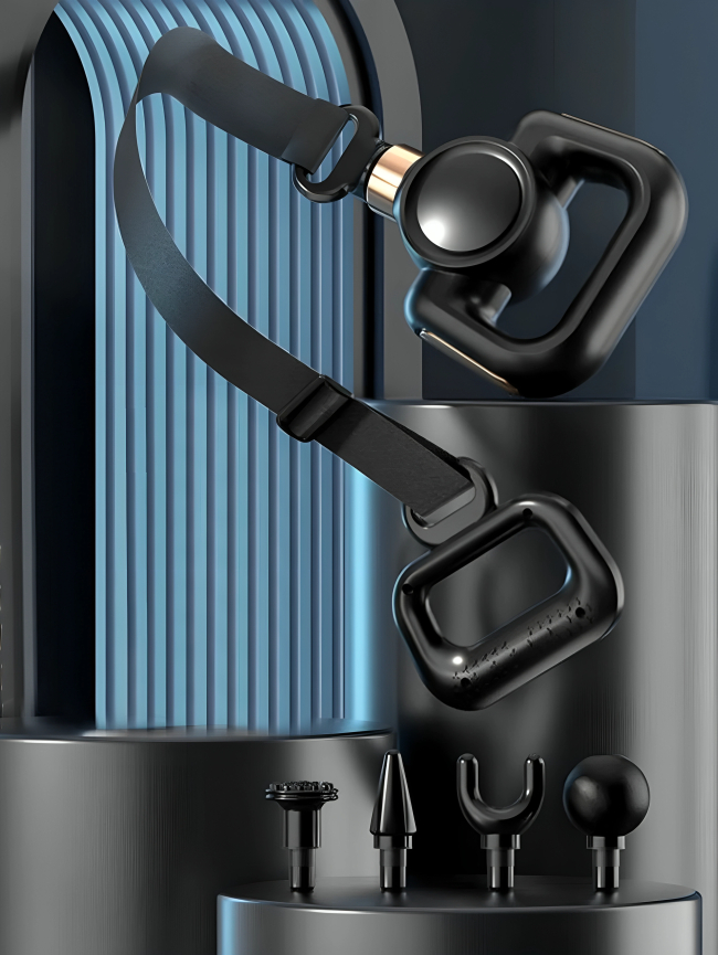 2 σε 1 Ελαστική Ζώνη και Πιστόλι Μασάζ με 4 Κεφαλές και 5 Επίπεδα Έντασης - Για Ανακούφιση Μυών & Απώλεια Βάρους 2 σε 1 Ελαστική Ζώνη και Πιστόλι Μασάζ με 4 Κεφαλές και 5 Επίπεδα Έντασης - Για Ανακούφιση Μυών & Απώλεια Βάρους