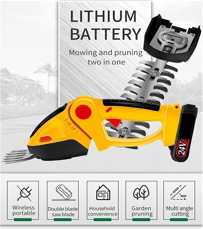 2 σε 1 Επαναφορτιζόμενο Μπορντουροψάλιδο Μπαταρίας 2 σε 1 Επαναφορτιζόμενο Μπορντουροψάλιδο Μπαταρίας