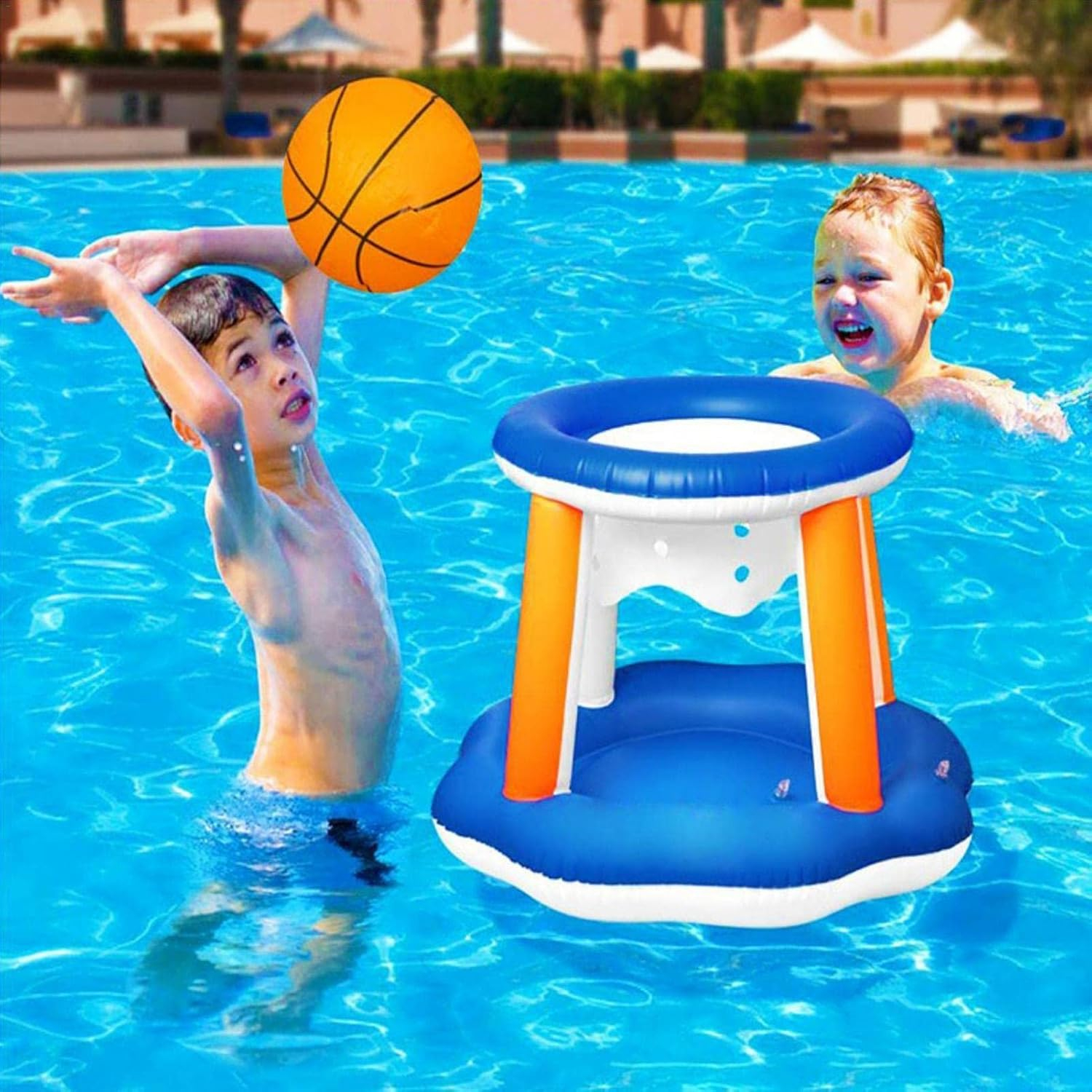 2 σε 1 Φουσκωτό Σετ Πισίνας Βόλεϊ & Μπάσκετ με Μπάλες 2 σε 1 Φουσκωτό Σετ Πισίνας Βόλεϊ & Μπάσκετ με Μπάλες