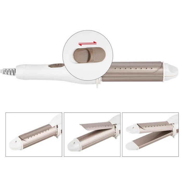 2 σε 1 Ηλεκτρική Συσκευή Μαλλιών 40W για Ίσιωμα & Μπούκλες - Hoomei 2 σε 1 Ηλεκτρική Συσκευή Μαλλιών 40W για Ίσιωμα & Μπούκλες - Hoomei