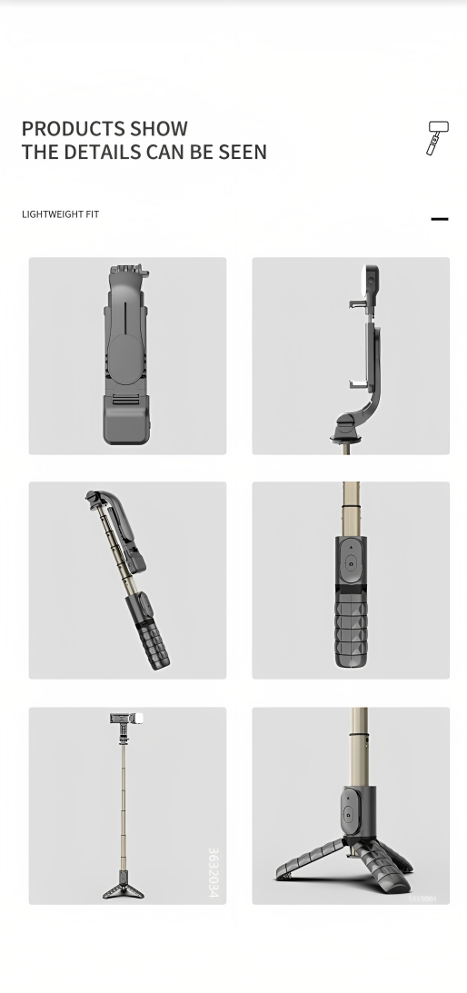 2 σε 1 Selfie-Stick και Τρίποδη Βάση Κινητού με Τηλεχειριστήριο - Andowl 2 σε 1 Selfie-Stick και Τρίποδη Βάση Κινητού με Τηλεχειριστήριο - Andowl