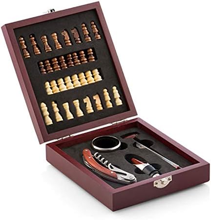 2 σε 1 Σετ Σκάκι με Πιόνια & Αξεσουάρ Κρασιού 2 σε 1 Σετ Σκάκι με Πιόνια & Αξεσουάρ Κρασιού