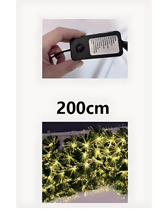 200cm Χριστουγεννιάτικη Διακοσμητική Γιρλάντα με LED Φωτάκια 200cm Χριστουγεννιάτικη Διακοσμητική Γιρλάντα με LED Φωτάκια