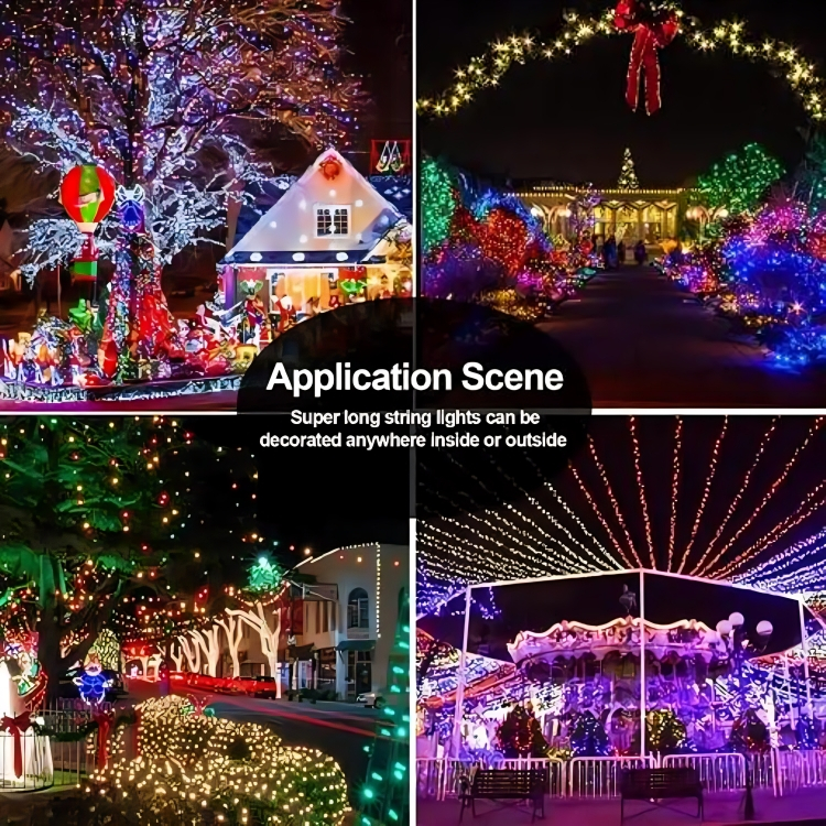 30m Αδιάβροχα IP44 Χριστουγεννιάτικα Λαμπάκια Ρεύματος με Πολύχρωμο RGBY Φωτισμό και 8 Προγράμματα Λειτουργίας - AIGOSTAR 30m Αδιάβροχα IP44 Χριστουγεννιάτικα Λαμπάκια Ρεύματος με Πολύχρωμο RGBY Φωτισμό και 8 Προγράμματα Λειτουργίας - AIGOSTAR