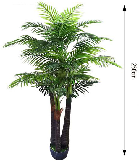 250cm Τεχνητό Διακοσμητικό Φυτό Φοίνικας Ρομπελίνι σε Γλάστρα 250cm Τεχνητό Διακοσμητικό Φυτό Φοίνικας Ρομπελίνι σε Γλάστρα