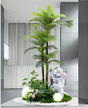 250cm Τεχνητό Διακοσμητικό Φυτό Φοίνικας Ρομπελίνι σε Γλάστρα 250cm Τεχνητό Διακοσμητικό Φυτό Φοίνικας Ρομπελίνι σε Γλάστρα