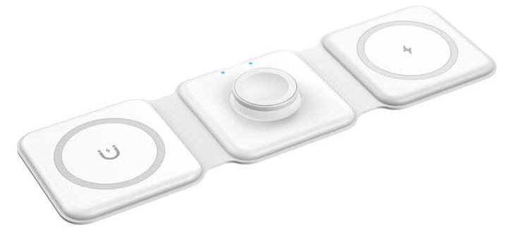 3 σε 1 Αναδιπλούμενος Ασύρματος Φορτιστής Qi Pad 18W - Για iPhone, AppleWatch και AirPods 3 σε 1 Αναδιπλούμενος Ασύρματος Φορτιστής Qi Pad 18W - Για iPhone, AppleWatch και AirPods