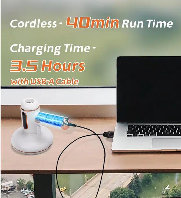 3 σε 1 Ασύρματη Συσκευή Αφαίρεσης Ακάρεων, Αποστείρωσης UV και Ηλεκτρικό Σκουπάκι 120W Λευκό 3 σε 1 Ασύρματη Συσκευή Αφαίρεσης Ακάρεων, Αποστείρωσης UV και Ηλεκτρικό Σκουπάκι 120W Λευκό