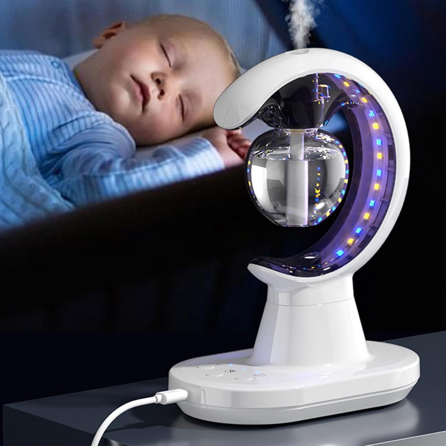 3 σε 1 Οικιακό Αντικουνουπικό & Υγραντήρας Αέρα με LED Φως Νύχτας 3 σε 1 Οικιακό Αντικουνουπικό & Υγραντήρας Αέρα με LED Φως Νύχτας