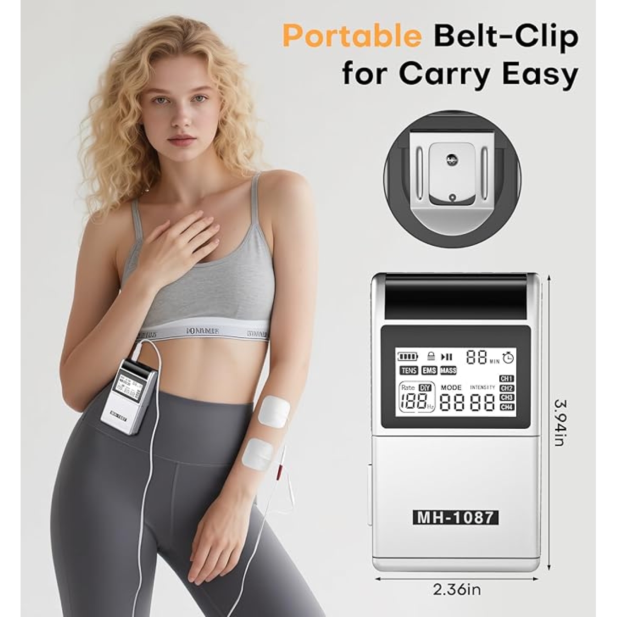 3 σε 1 Ψηφιακό Μηχάνημα Διέγερσης Μυών EMS για Πόνο, Μυϊκή Τόνωση & Χαλάρωση - 48 Λειτουργίες, 4 Κανάλια 3 σε 1 Ψηφιακό Μηχάνημα Διέγερσης Μυών EMS για Πόνο, Μυϊκή Τόνωση & Χαλάρωση - 48 Λειτουργίες, 4 Κανάλια