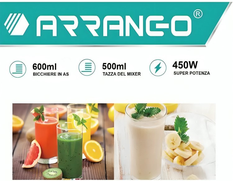 3 σε 1 Ραβδομπλέντερ - Μίνι Πίμερ & Πολυκόπτης Multi 450W με Ανοξείδωτη Ράβδο - ARRANGO 3 σε 1 Ραβδομπλέντερ - Μίνι Πίμερ & Πολυκόπτης Multi 450W με Ανοξείδωτη Ράβδο - ARRANGO