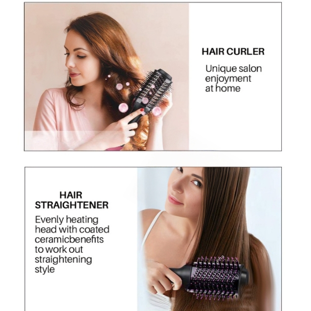 3 σε 1 Συσκευή Περιποίησης Μαλλιών - Θερμαινόμενη Βούρτσα, Πιστολάκι & Ίσιωμα 1600W - SOKANY 3 σε 1 Συσκευή Περιποίησης Μαλλιών - Θερμαινόμενη Βούρτσα, Πιστολάκι & Ίσιωμα 1600W - SOKANY