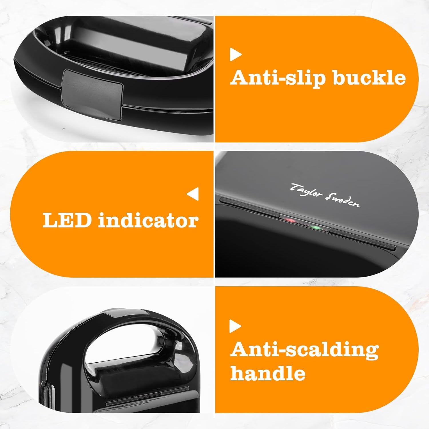 3 Σε 1 Βαφλιέρα - Τοστιέρα με Ανταλλακτικές Αντικολλητικές Πλάκες 1200W 3 Σε 1 Βαφλιέρα - Τοστιέρα με Ανταλλακτικές Αντικολλητικές Πλάκες 1200W