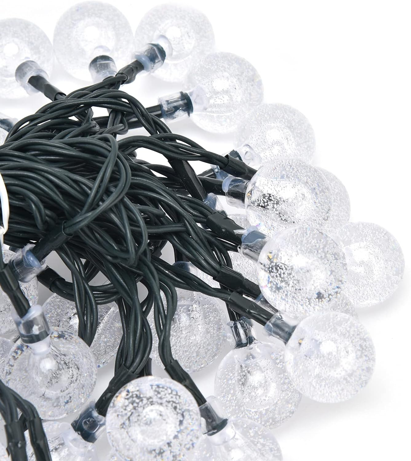 30 Αδιάβροχα Ηλιακά Πολύχρωμα Λαμπάκια-Διαφανής Μπάλες LED RGB 6.5μ με 8 Λειτουργίες Φωτισμού 30 Αδιάβροχα Ηλιακά Πολύχρωμα Λαμπάκια-Διαφανής Μπάλες LED RGB 6.5μ με 8 Λειτουργίες Φωτισμού