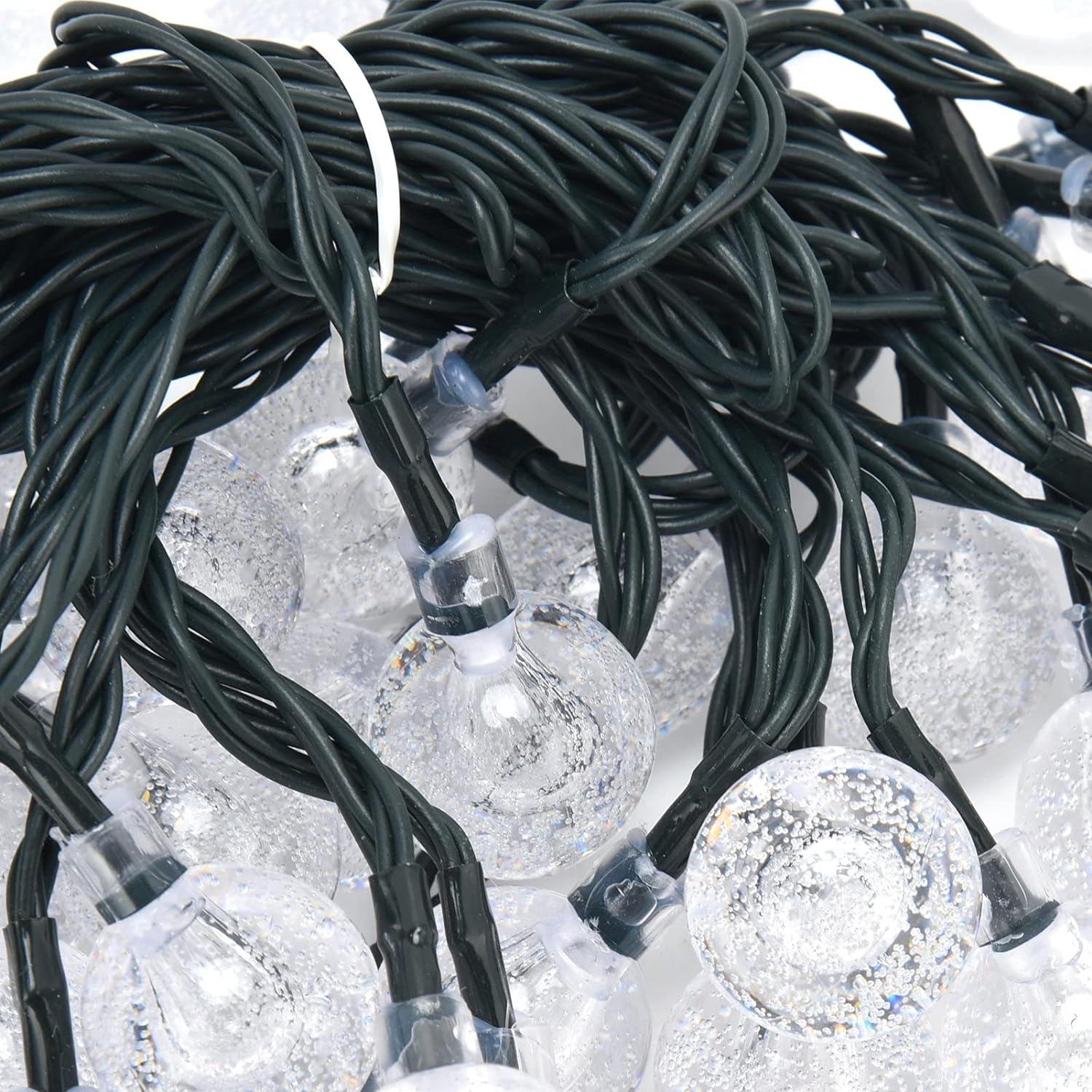 30 Αδιάβροχα Ηλιακά Πολύχρωμα Λαμπάκια-Διαφανής Μπάλες LED RGB 6.5μ με 8 Λειτουργίες Φωτισμού 30 Αδιάβροχα Ηλιακά Πολύχρωμα Λαμπάκια-Διαφανής Μπάλες LED RGB 6.5μ με 8 Λειτουργίες Φωτισμού