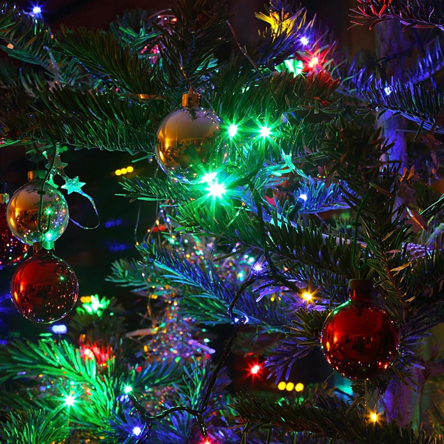 15m Αδιάβροχα IP44 Χριστουγεννιάτικα Λαμπάκια Ρεύματος με Πολύχρωμο RGBY Φωτισμό και 8 Προγράμματα Λειτουργίας - AIGOSTAR 15m Αδιάβροχα IP44 Χριστουγεννιάτικα Λαμπάκια Ρεύματος με Πολύχρωμο RGBY Φωτισμό και 8 Προγράμματα Λειτουργίας - AIGOSTAR