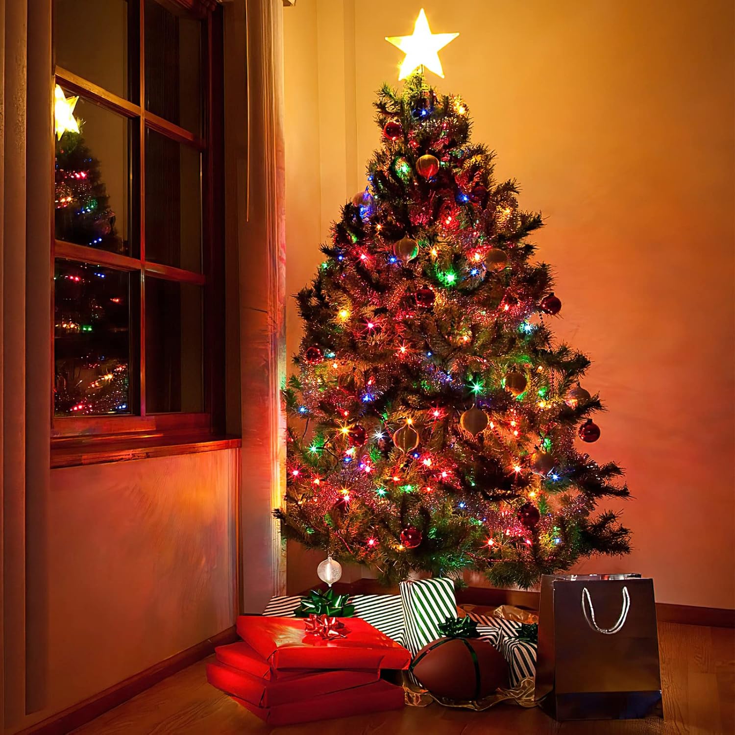 15m Αδιάβροχα IP44 Χριστουγεννιάτικα Λαμπάκια Ρεύματος με Πολύχρωμο RGBY Φωτισμό και 8 Προγράμματα Λειτουργίας - AIGOSTAR 15m Αδιάβροχα IP44 Χριστουγεννιάτικα Λαμπάκια Ρεύματος με Πολύχρωμο RGBY Φωτισμό και 8 Προγράμματα Λειτουργίας - AIGOSTAR