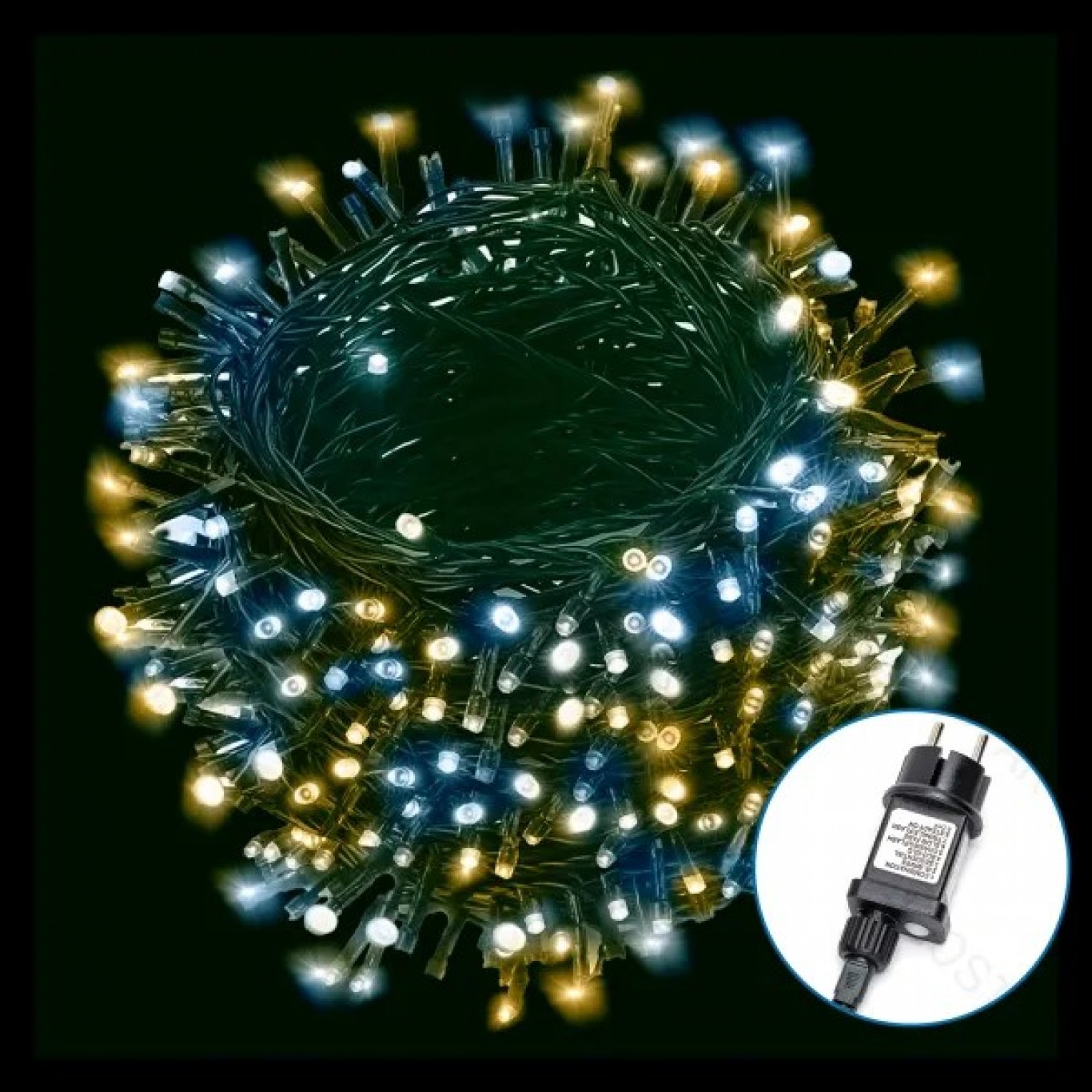 30m Αδιάβροχα IP44 Χριστουγεννιάτικα Λαμπάκια Ρεύματος με Ψυχρό & Θερμό Φωτισμό και 8 Προγράμματα Λειτουργίας - AIGOSTAR 30m Αδιάβροχα IP44 Χριστουγεννιάτικα Λαμπάκια Ρεύματος με Ψυχρό & Θερμό Φωτισμό και 8 Προγράμματα Λειτουργίας - AIGOSTAR