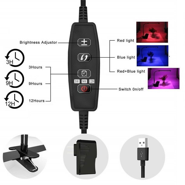 360º Φωτιστικό LED Ανάπτυξης Φυτών Full Spectrum - Διπλή Λάμπα Θερμοκηπίου Εσωτερικού Χώρου 360º Φωτιστικό LED Ανάπτυξης Φυτών Full Spectrum - Διπλή Λάμπα Θερμοκηπίου Εσωτερικού Χώρου