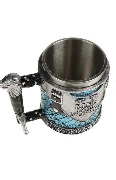 3D Ανοξείδωτη Ανάγλυφη Τρισδιάστατη Κούπα Μπύρας 380 ml Game of Thrones Λύκος 3D Ανοξείδωτη Ανάγλυφη Τρισδιάστατη Κούπα Μπύρας 380 ml Game of Thrones Λύκος