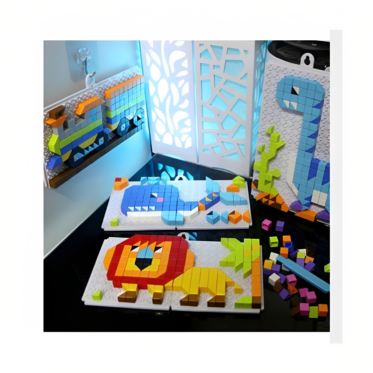 3D Εκπαιδευτικό Παιχνίδι Παζλ 4 σε 1 με Ζωάκια - Για Ηλικίες από 4 Ετών - 128 τεμάχια 3D Εκπαιδευτικό Παιχνίδι Παζλ 4 σε 1 με Ζωάκια - Για Ηλικίες από 4 Ετών - 128 τεμάχια